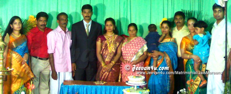 Jais Mereena Kallakkavunkal Idukki Family Marriage photo